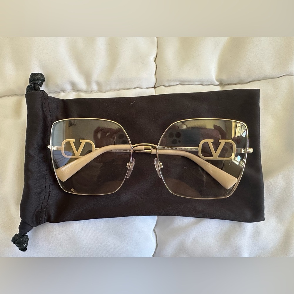 Valentino square glasses